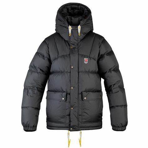 Fjallraven Expedition Pehelykabát Akció - Fekete Kabát Fekete HEX619537